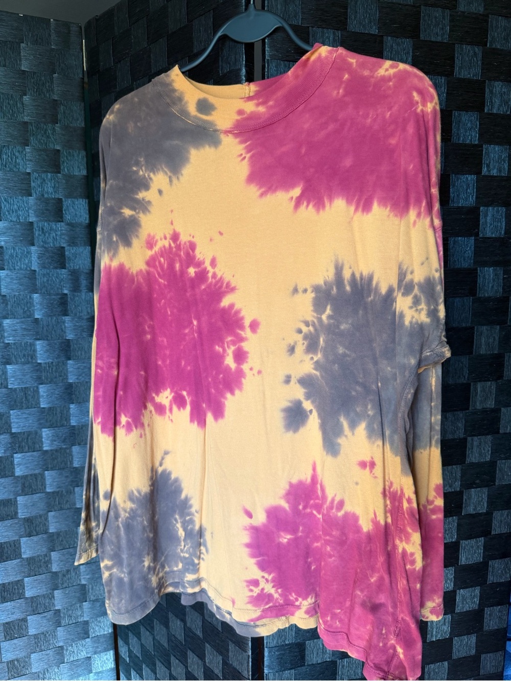 We The Free Long Sleeve Tie-Dye Tee